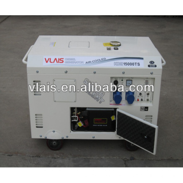 Guangzhou VLAIS Large Fuel Tannk Air Cool Silent 15KVA Diesel Generator Set